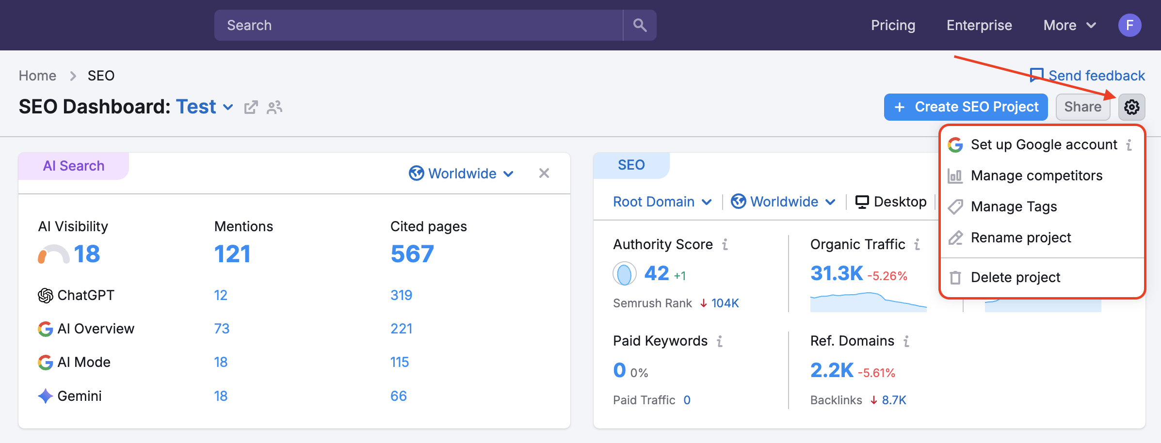 SEO Dashboard image 3